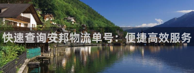 ,优游国际黑吗:快速查询安邦物流单号