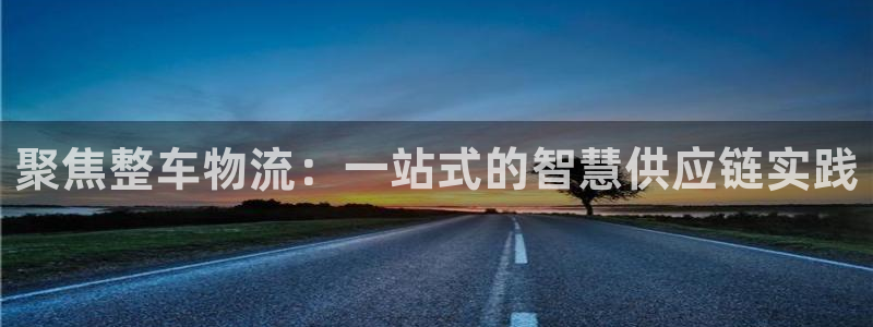 ,优游国际预测：聚焦整车物流：一站式的智慧供应链实践